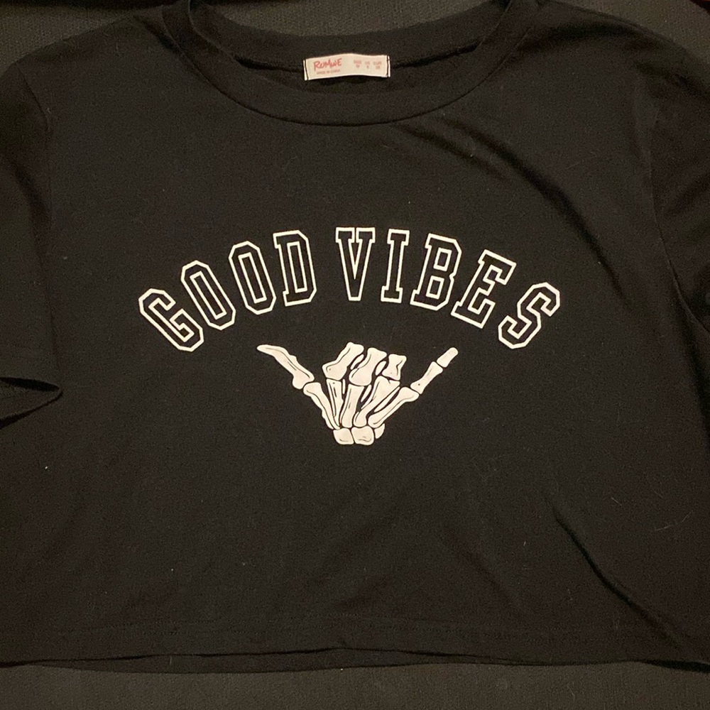 Crop top grunge shirt